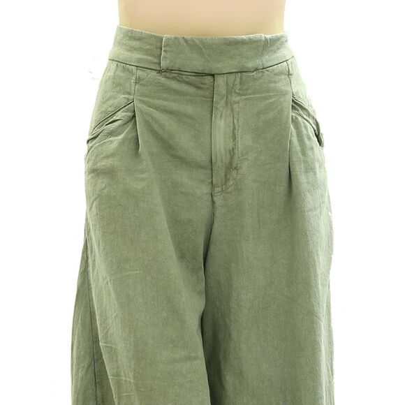 Free People Tegan Washed Barrel Trousers Pants Pleated High Waisted S NWD 282747 - Picture 6 of 10